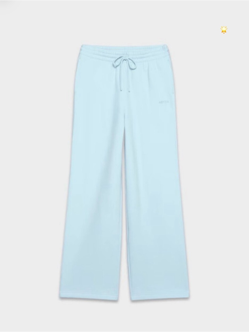SZ XL ARITZIA COZY SWEATFLEECE WIDE-LEG BOYFRIEND SWEATPANT VILLA BLUE LTD EDITN